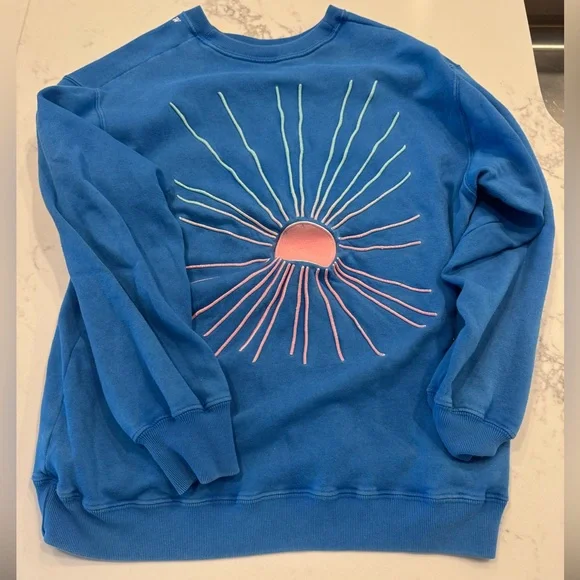 Hollister Blue Crew Neck Sweater - Picture 2 of 3